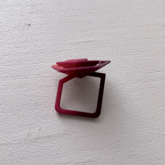 VARILY NWOT Cocktail Ring Perforated Vertigo, Size 7 - Picture 8 of 10